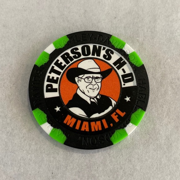 Harley-Davidson Poker Chip - Miami, Florida - Picture 1 of 3